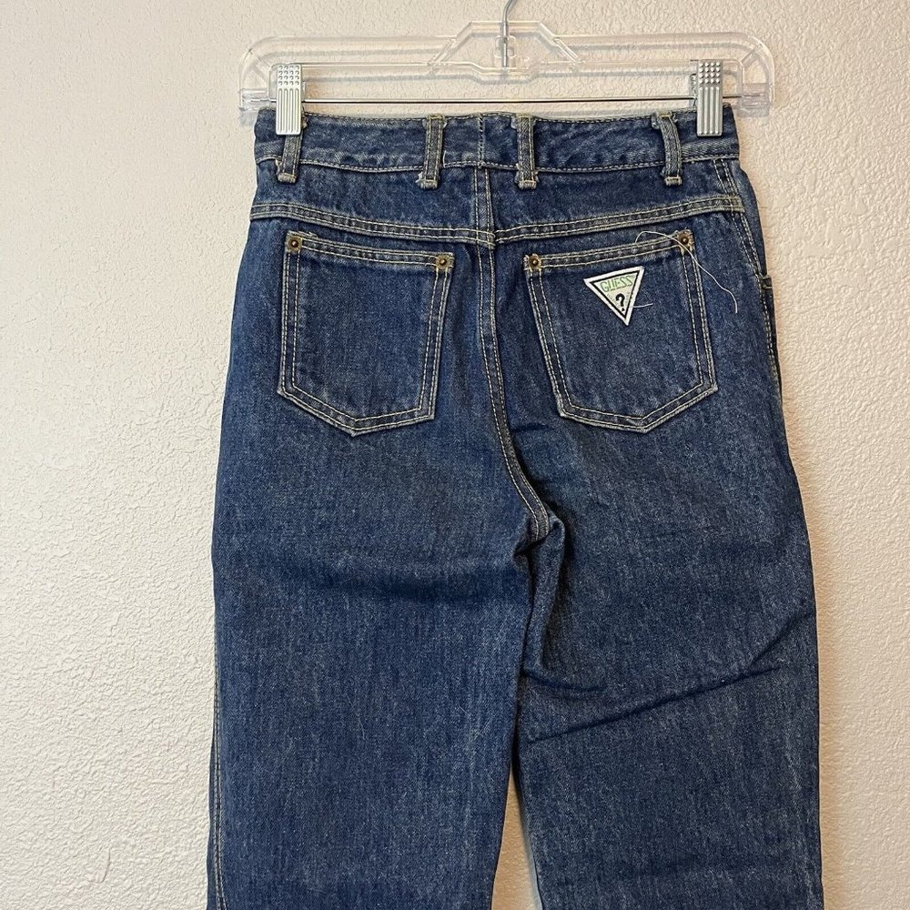 Vintage Guess Blue Jeans Georges Marciano Medium Wash USA made Size 0 Read Descr - Picture 6 of 7